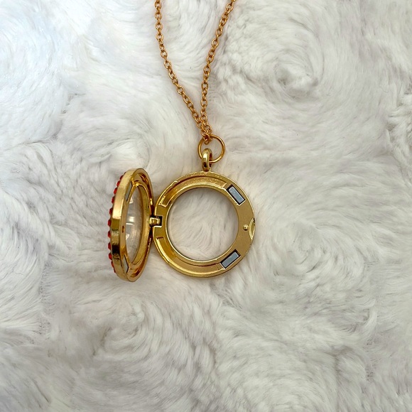 SET OF 2 FLOATING CHARM LOCKET AND NECKLACE - Picture 3 of 7